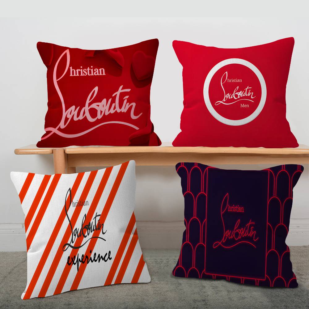 Home Textiles Inc - 럭셔리 C-ChristianES L-LouboutinES 로고 베개 선물
