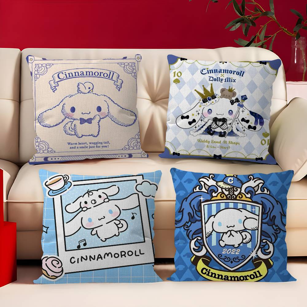 Home Textiles Inc - 만화 C-시나모롤 쿠션 커버 인치 농가풍