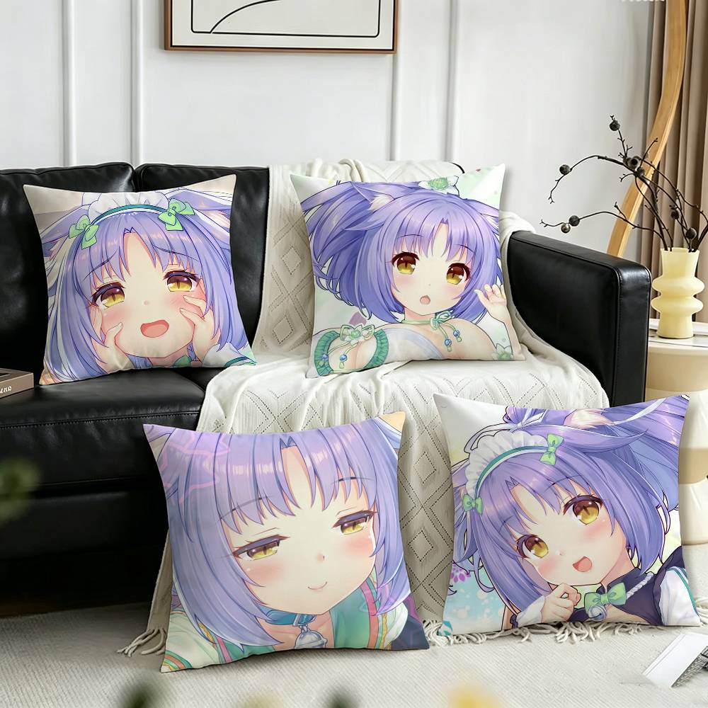 Home Textiles Inc - C-Cinnamon NEKOPARA 베개 커버 패턴 인쇄된