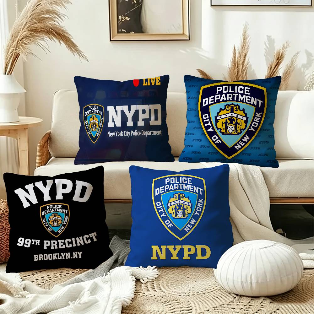 Home Textiles New York - N-뉴욕시 경찰서 NYPD 개인화된 사진 텍스트