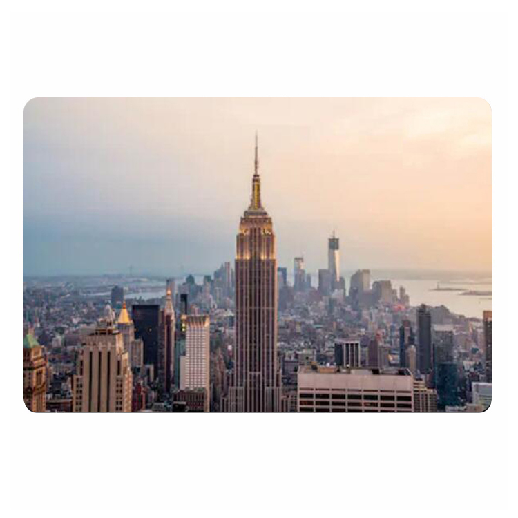 일몰 때 현대 뉴욕시 현관 매트 스카이 라인 미국 랜드 - Home Textiles New York 리뷰 및 가격