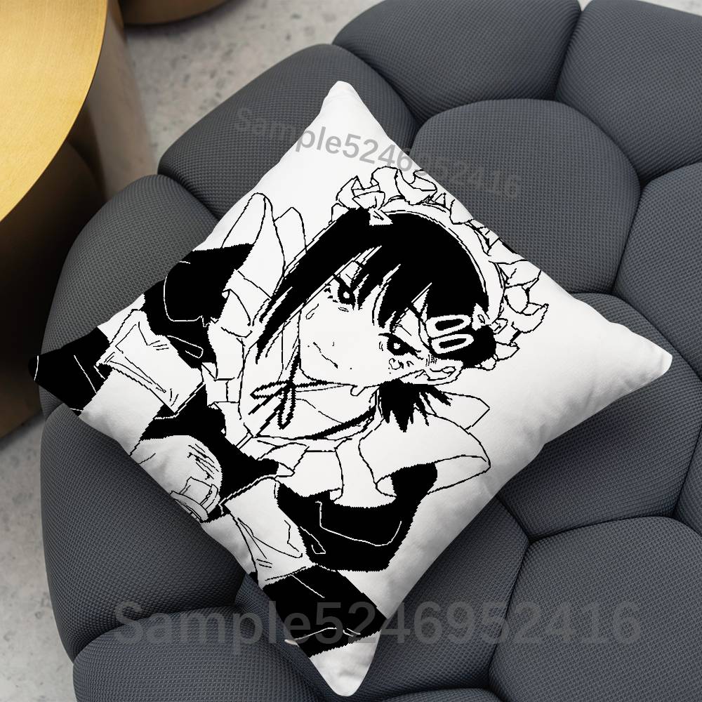 코베니 C-체인소맨 스퀘어 쿠션 베개 커버 소파 침실/ - Home Textiles Inc 리뷰 및 가격
