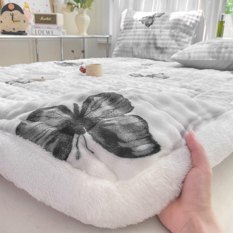 슈퍼 두꺼운 매트리스 토퍼 버블 플리스 침대 매트 커버 - Mattress Pad Topper 리뷰 및 가격