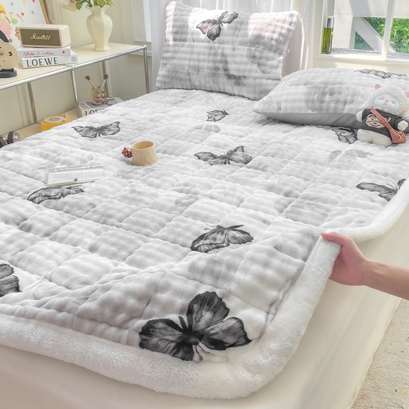 슈퍼 두꺼운 매트리스 토퍼 버블 플리스 침대 매트 커버 - Mattress Pad Topper 리뷰 및 가격