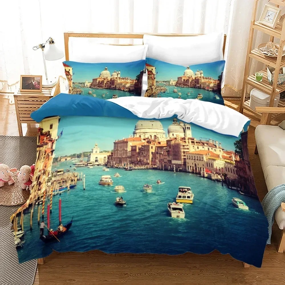 3D 프린트 뉴욕시 야경 침구 세트 퀸 킹 사이즈 이불 - Home Textiles New York 리뷰 및 가격