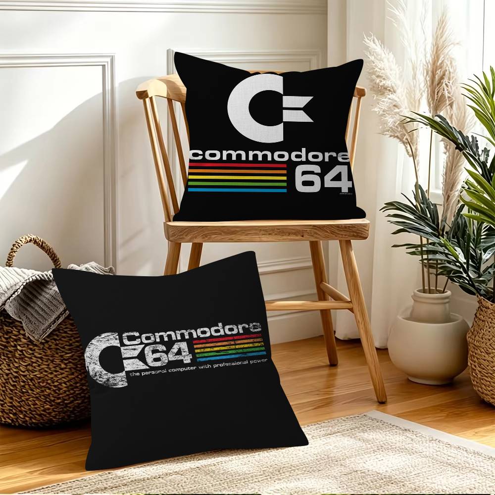 클래식 C-Commodore 64 레트로 쿠션 쿠션 커 - Home Textiles Inc 리뷰 및 가격