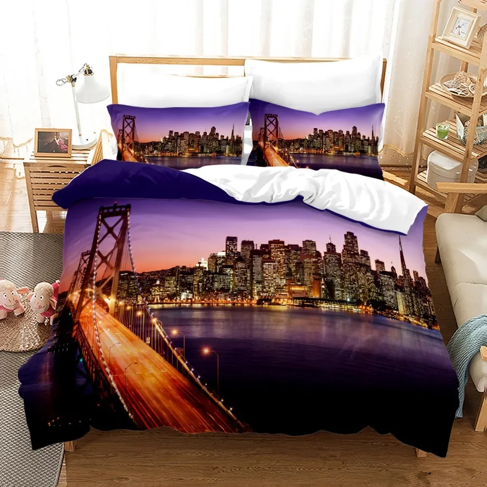 뉴욕시 야경 침구 세트 퀸 킹 사이즈 이불 커버/이불  - Home Textiles New York 리뷰 및 가격