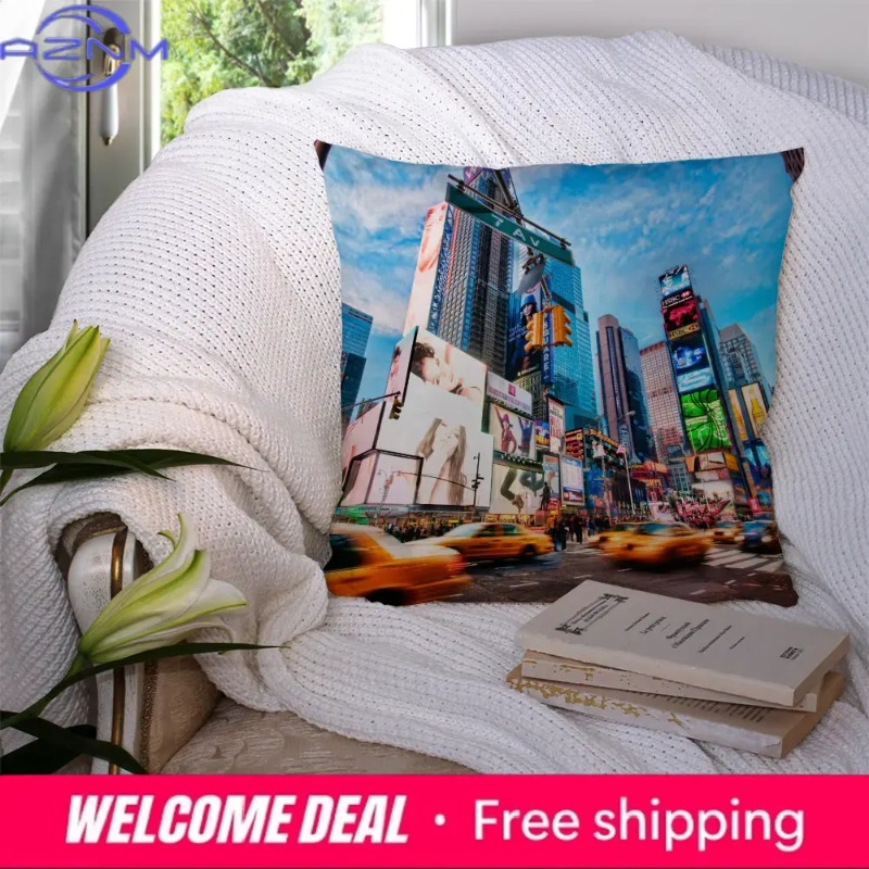 홈 데코 뉴욕 나이트 베개 커버 쿠션 호텔 자동차 시트 - Home Textiles New York 리뷰 및 가격