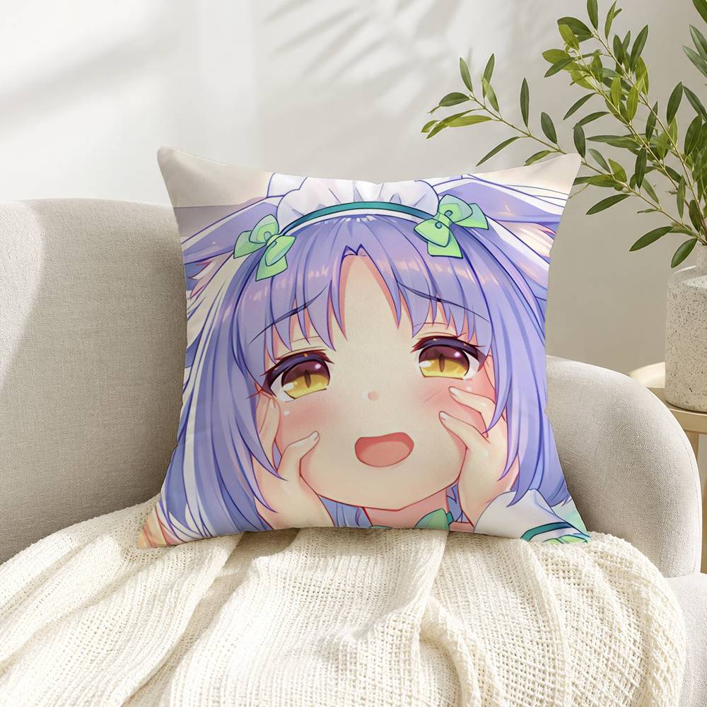 C-Cinnamon NEKOPARA 베개 커버 패턴 인 - Home Textiles Inc 리뷰 및 가격
