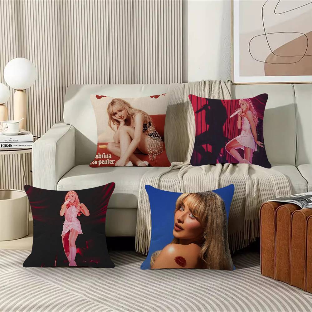 패션 가수 S-사브리나 C-카펜터 베개 커버 소파 쿠션 - Home Textiles Inc 리뷰 및 가격