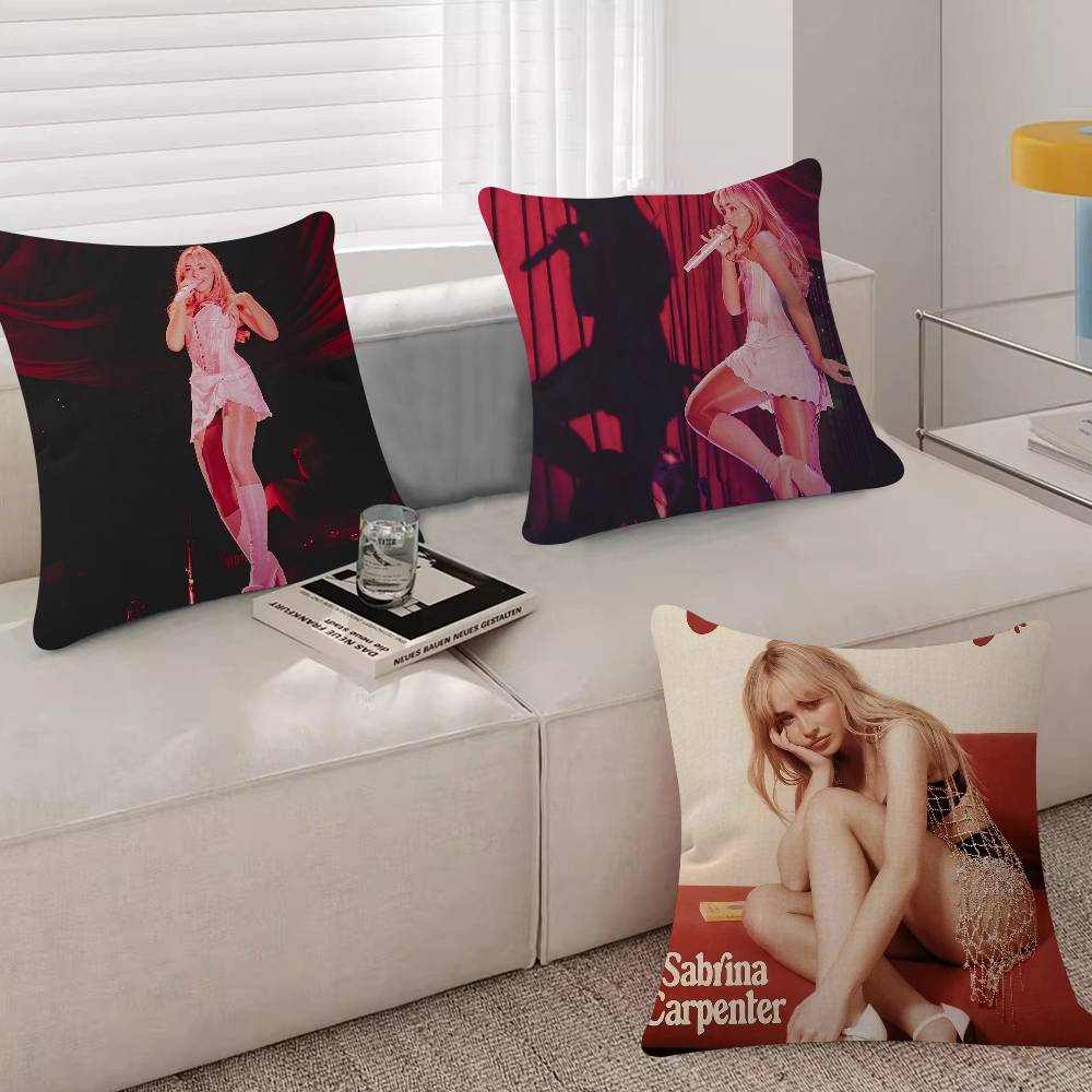 패션 가수 S-사브리나 C-카펜터 베개 커버 소파 쿠션 - Home Textiles Inc 리뷰 및 가격