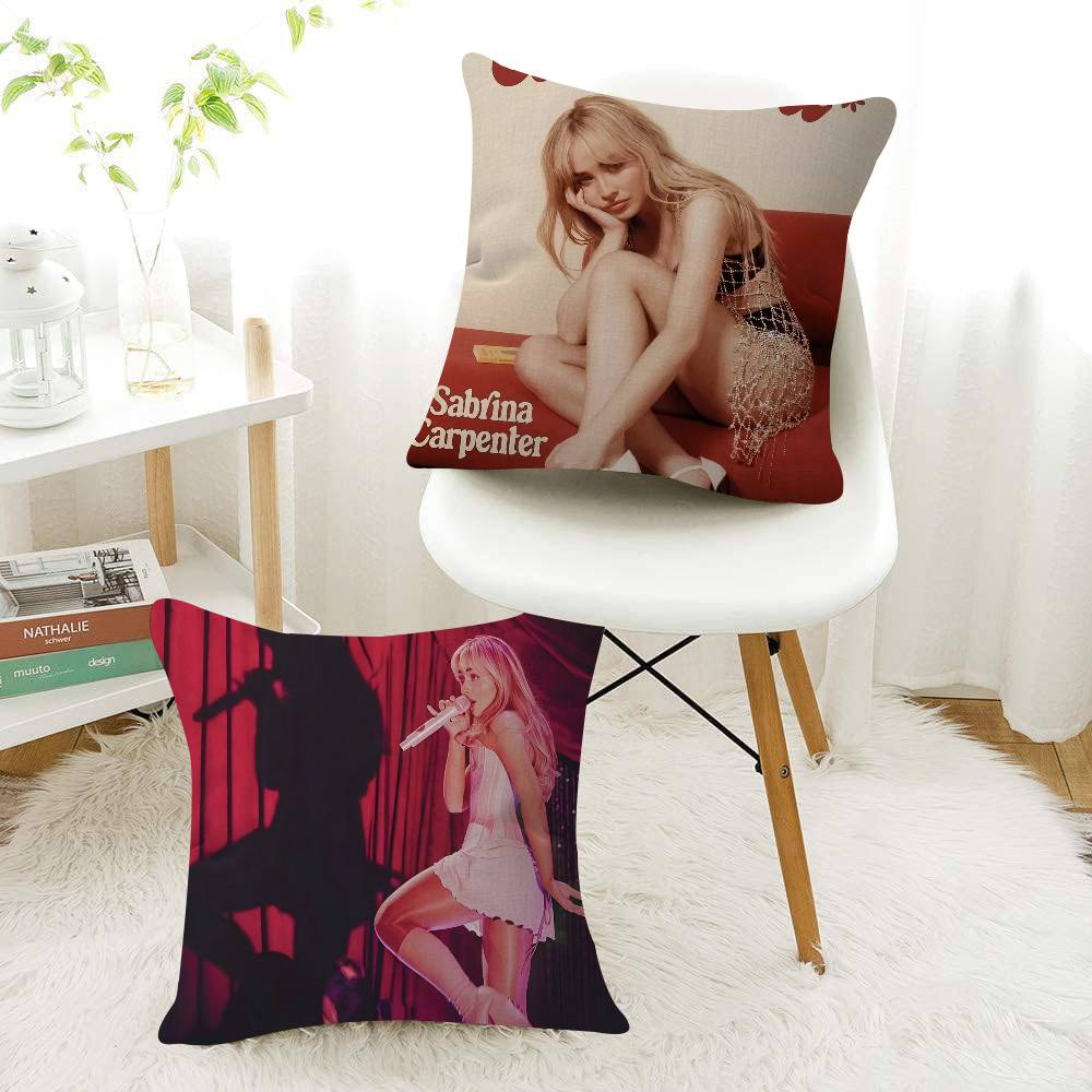 패션 가수 S-사브리나 C-카펜터 베개 커버 소파 쿠션 - Home Textiles Inc 리뷰 및 가격