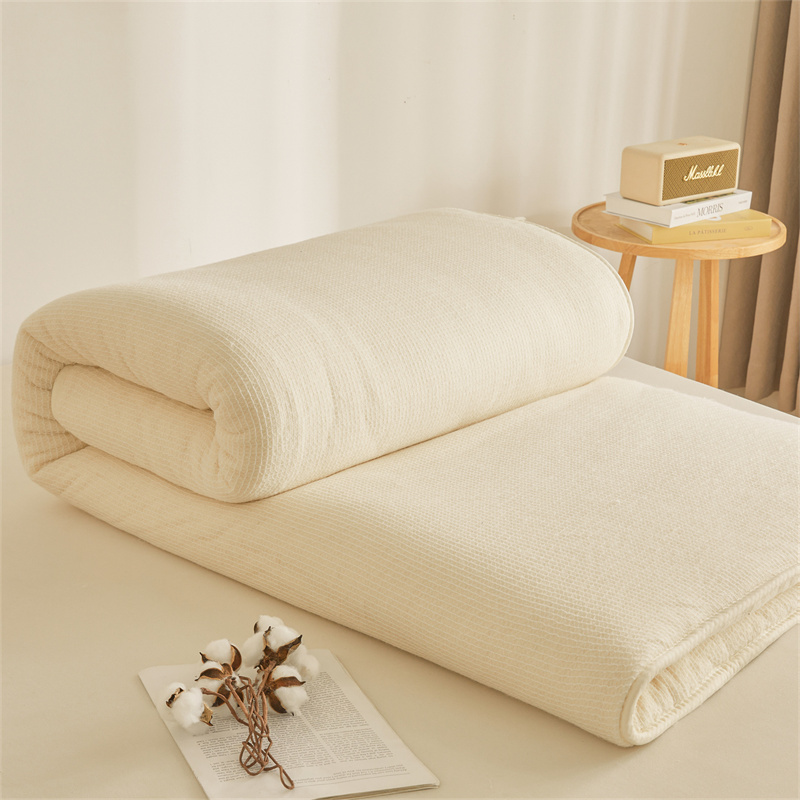 물고기 비늘 무늬 순면 누빔 이불 삽입형 사계절 매트리 - Mattress Pad Topper 리뷰 및 가격